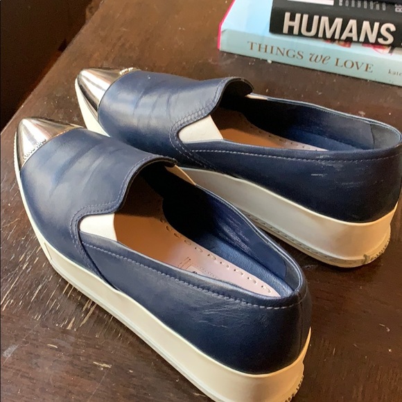 Miu Miu Shoes - Miu miu navy sneakers